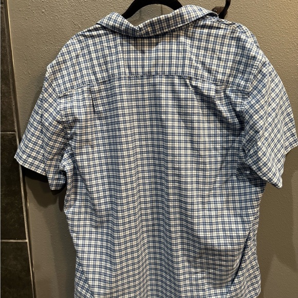 Sonoma Blue and White Plaid Men's Shirt - Picture 2 of 3